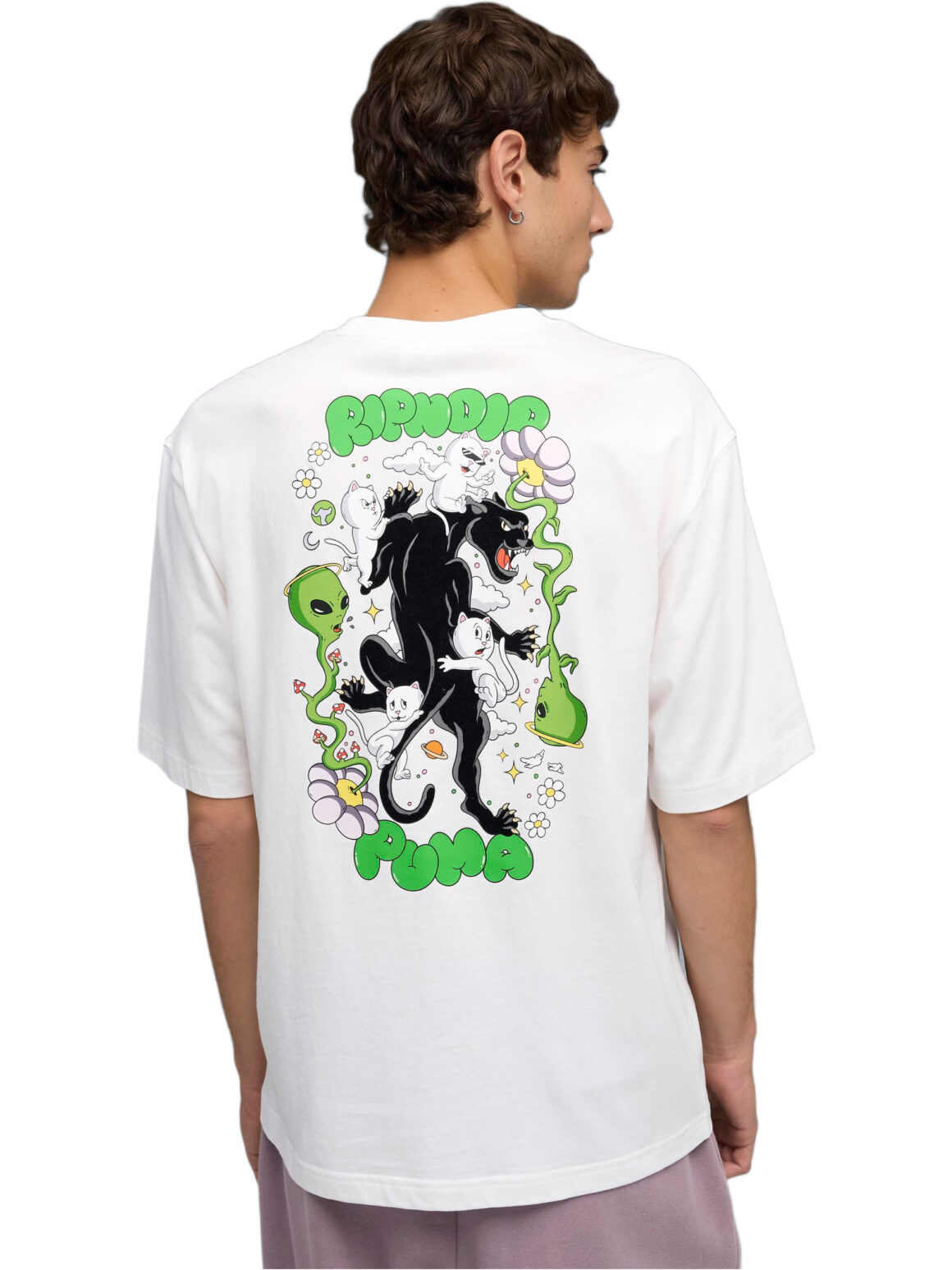 Imagem de: Camiseta PUMA X RIPNDIP Boxy Graphic Branca