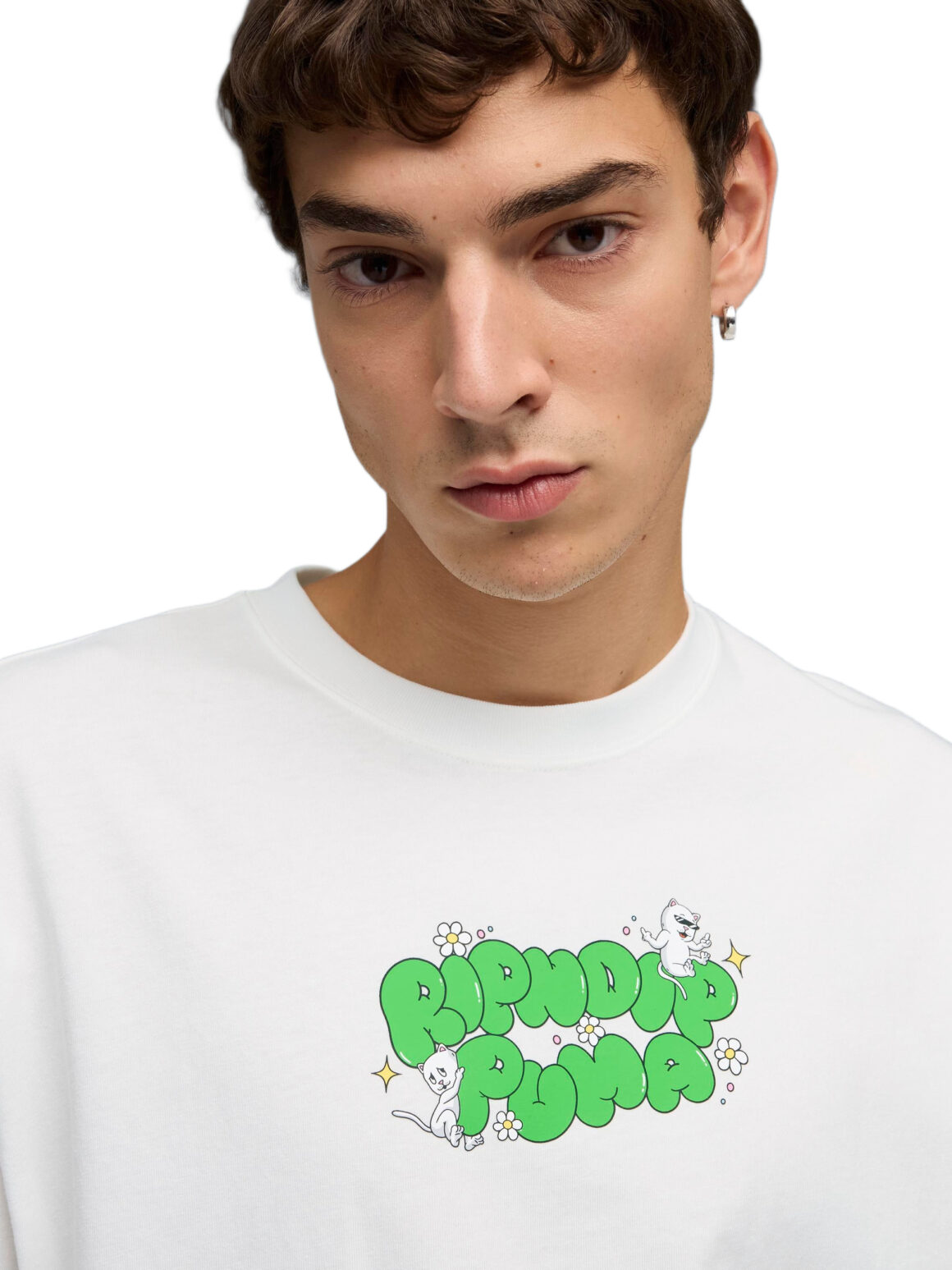 Imagem de: Camiseta PUMA X RIPNDIP Boxy Graphic Branca