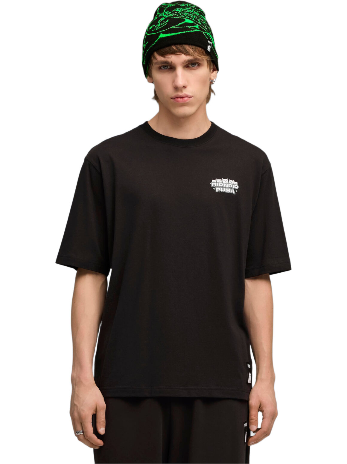 Imagem de: Camiseta PUMA x RIPNDIP Boxy Graphic Preta