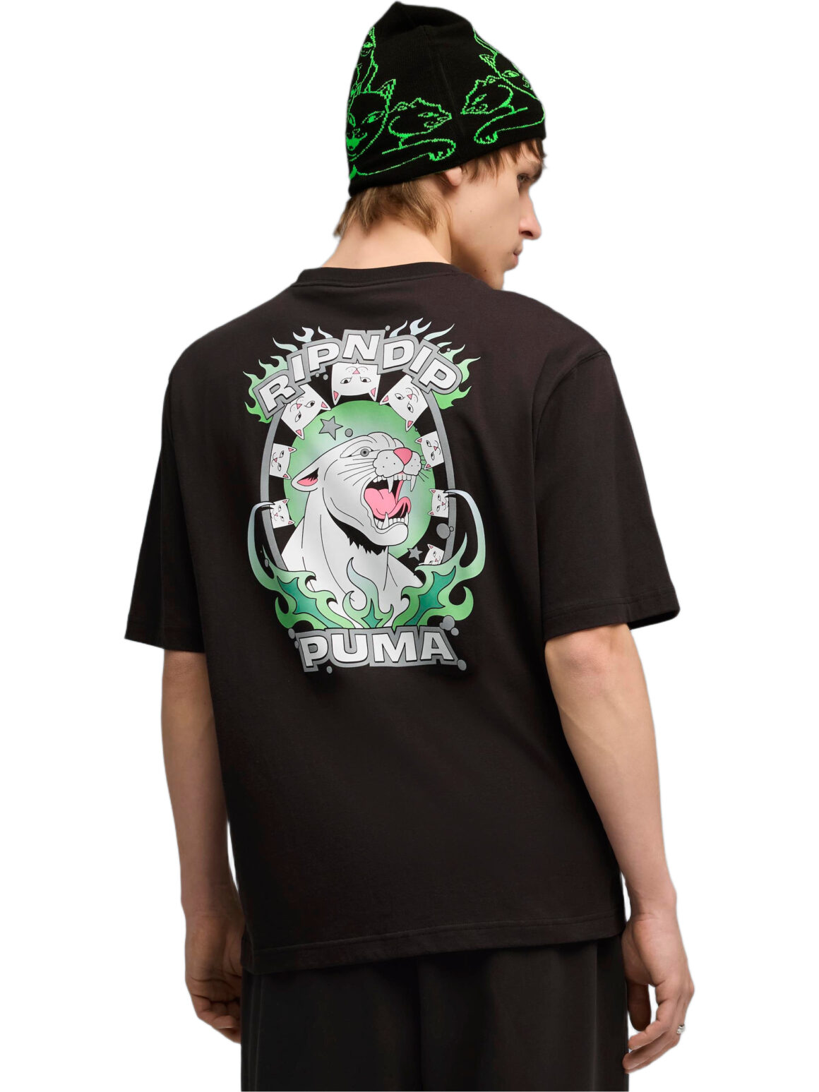 Imagem de: Camiseta PUMA x RIPNDIP Boxy Graphic Preta