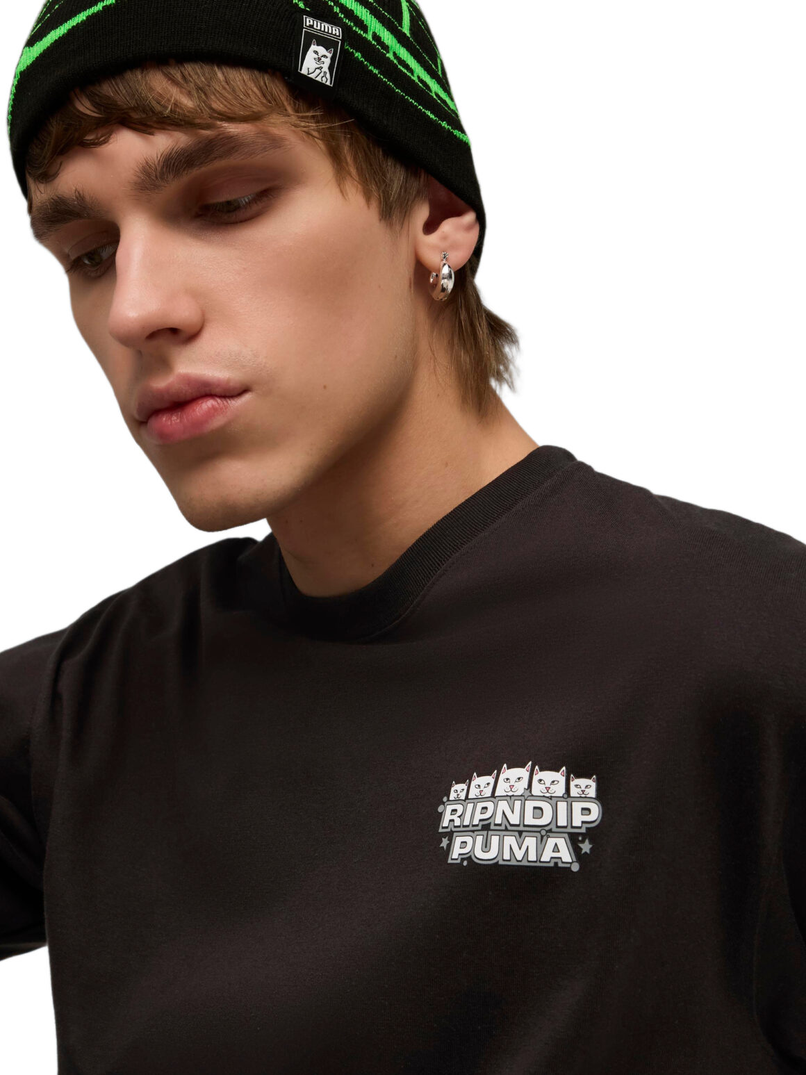 Imagem de: Camiseta PUMA x RIPNDIP Boxy Graphic Preta