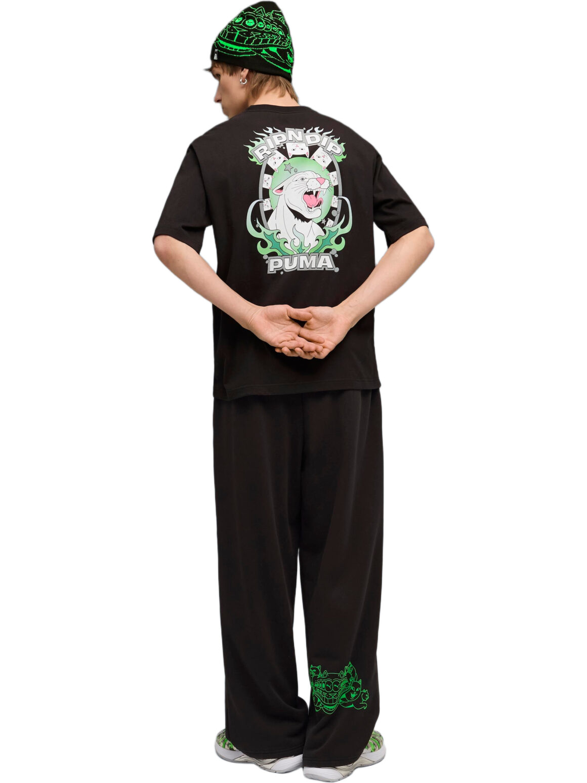 Imagem de: Camiseta PUMA x RIPNDIP Boxy Graphic Preta