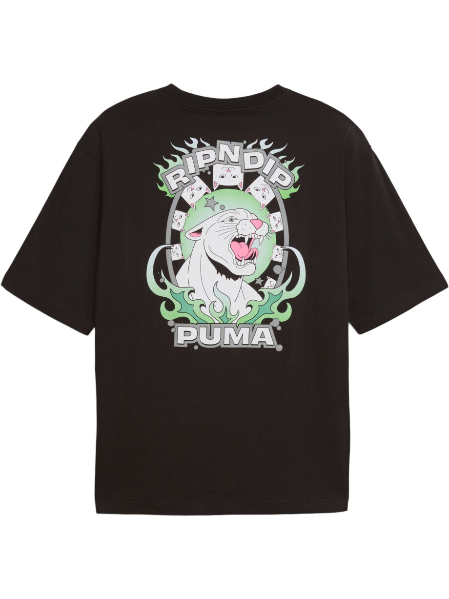 Imagem de: Camiseta PUMA x RIPNDIP Boxy Graphic Preta