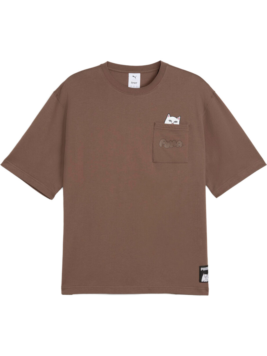 Imagem de: Camiseta PUMA x RIPNDIP Lord Nermal Pocket Bronze