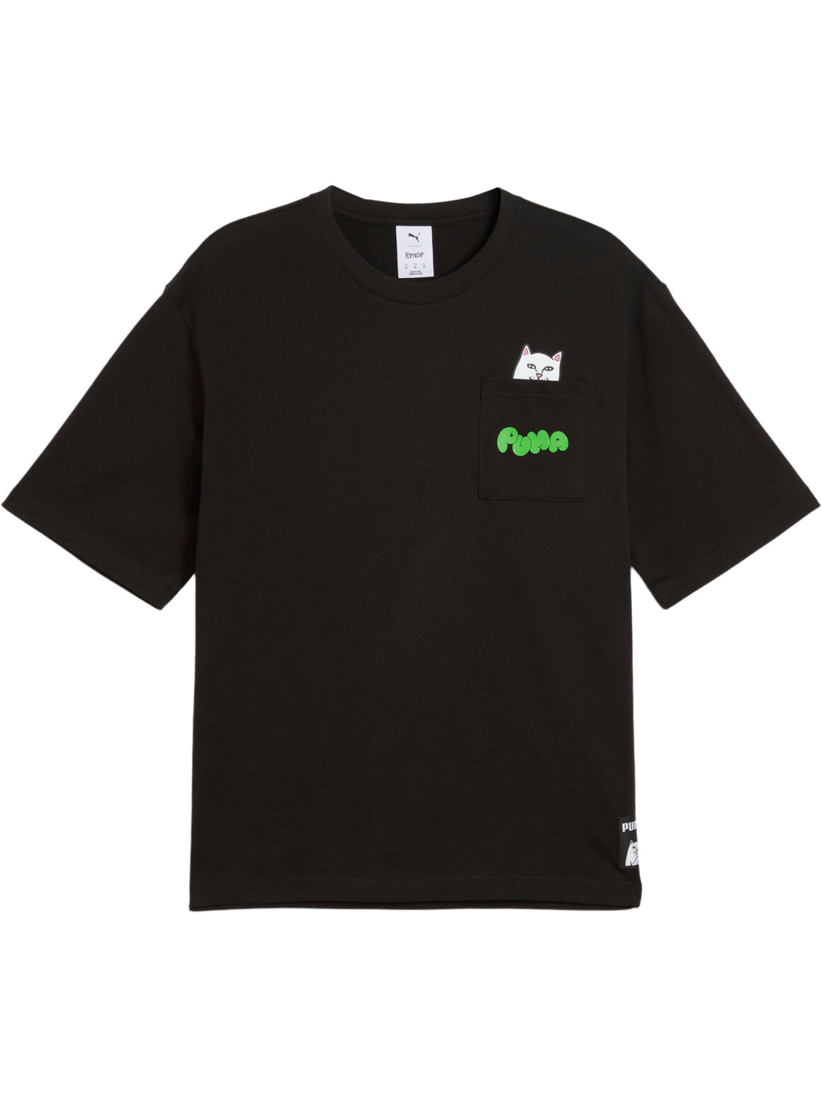 Imagem de: Camiseta PUMA x RIPNDIP Relaxed Pocket Preta
