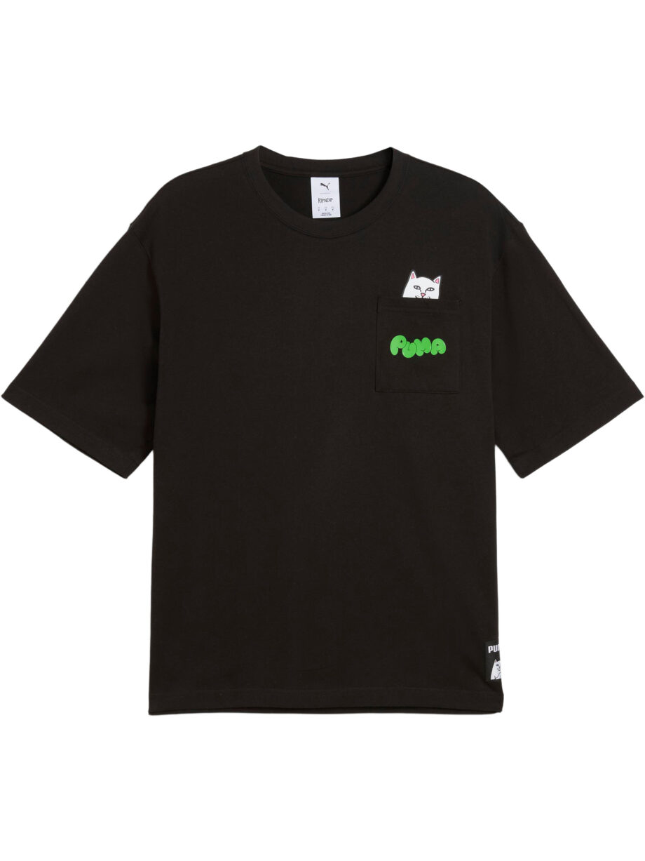 Imagem de: Camiseta PUMA x RIPNDIP Relaxed Pocket Preta