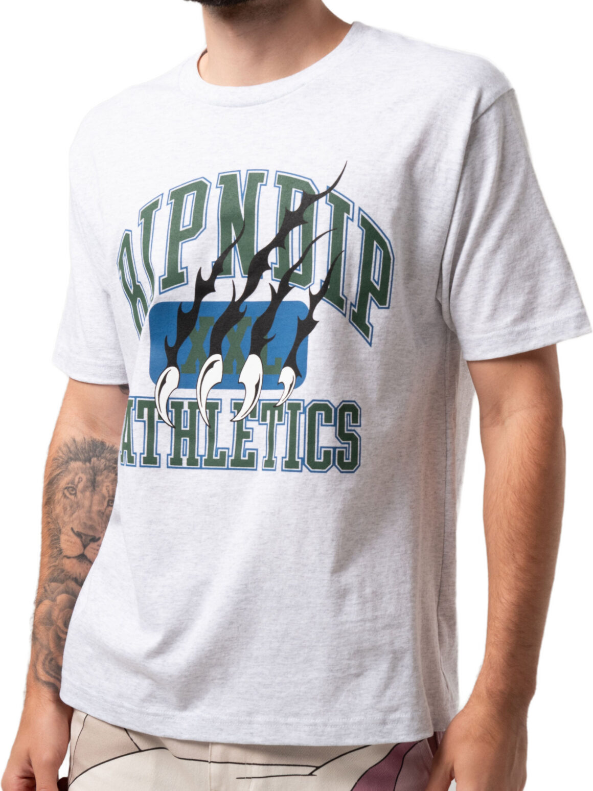 Imagem de: Camiseta Ripndip Athletics Cinza Mescla