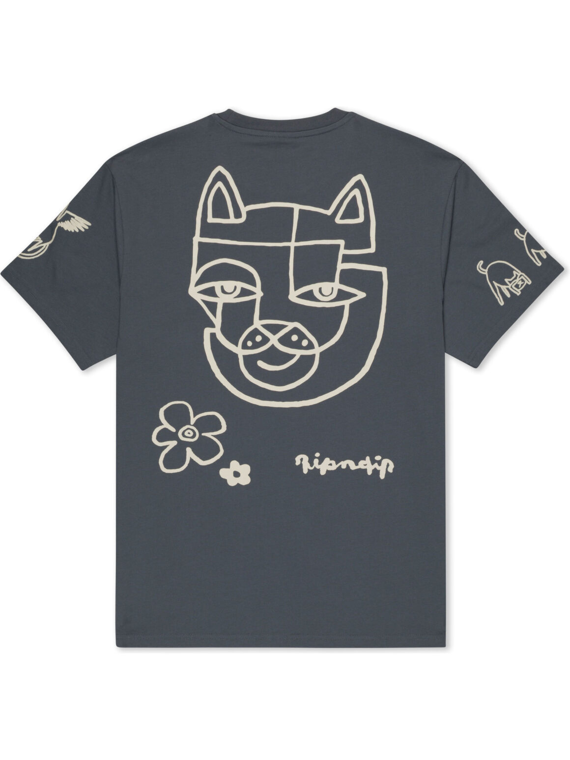 Imagem de: Camiseta RIPNDIP Blonded Cinza Chumbo