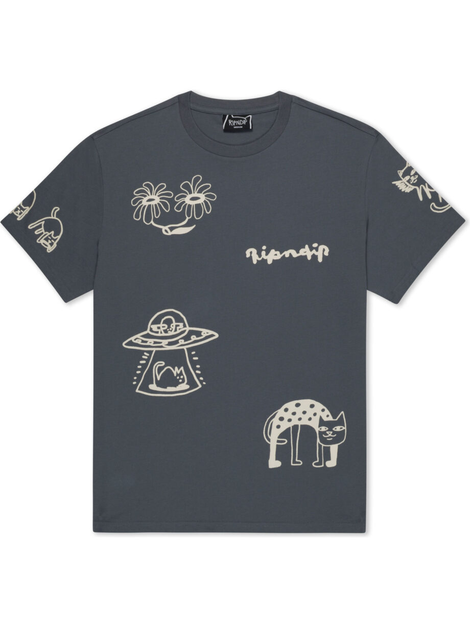 Imagem de: Camiseta RIPNDIP Blonded Cinza Chumbo