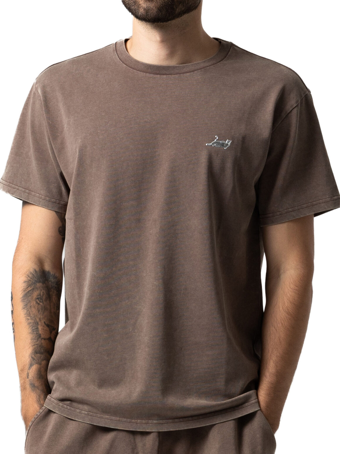 Imagem de: Camiseta RIPNDIP Castanza Manga Curta Marrom Vintage