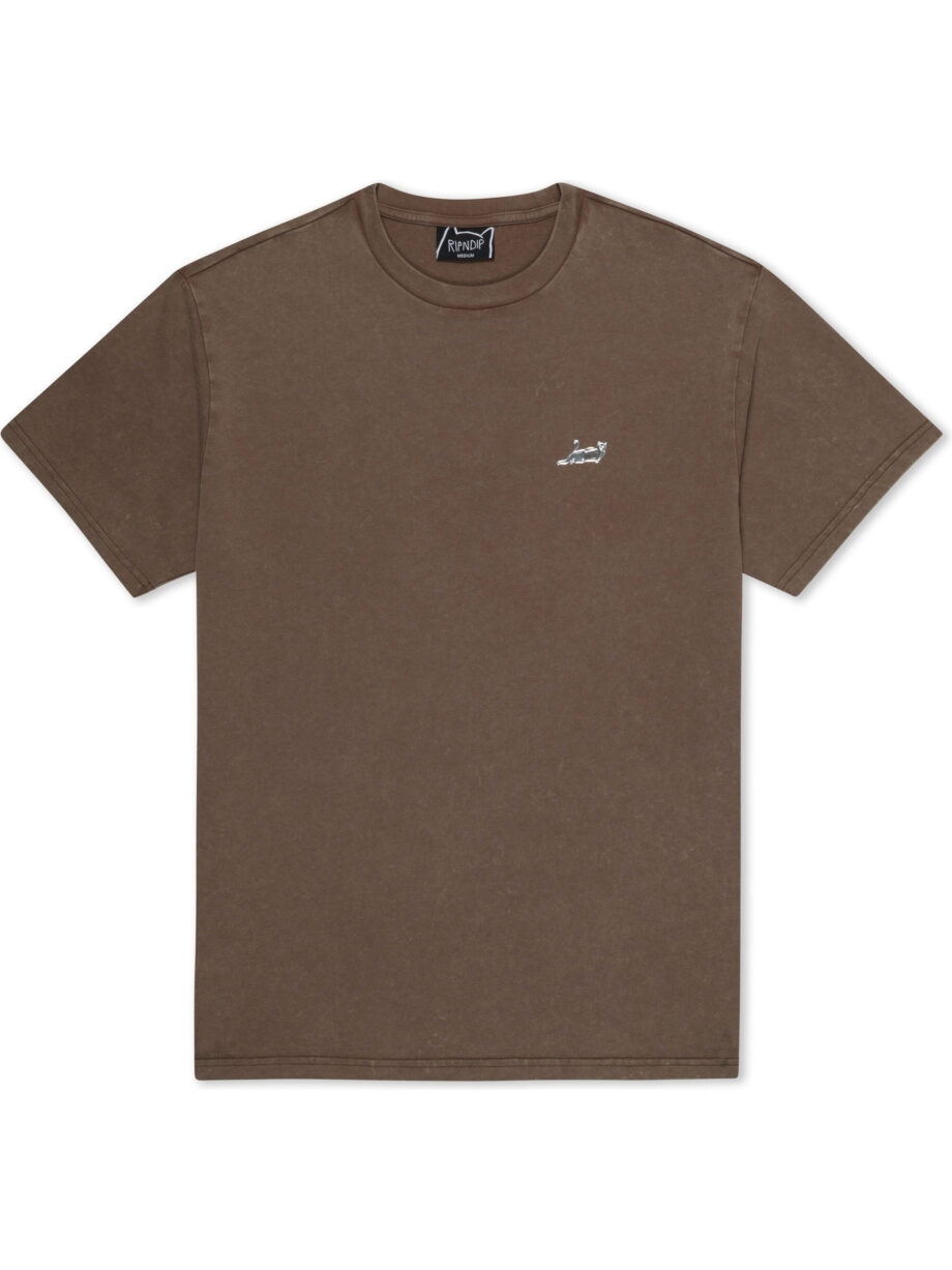 Imagem de: Camiseta RIPNDIP Castanza Manga Curta Marrom Vintage