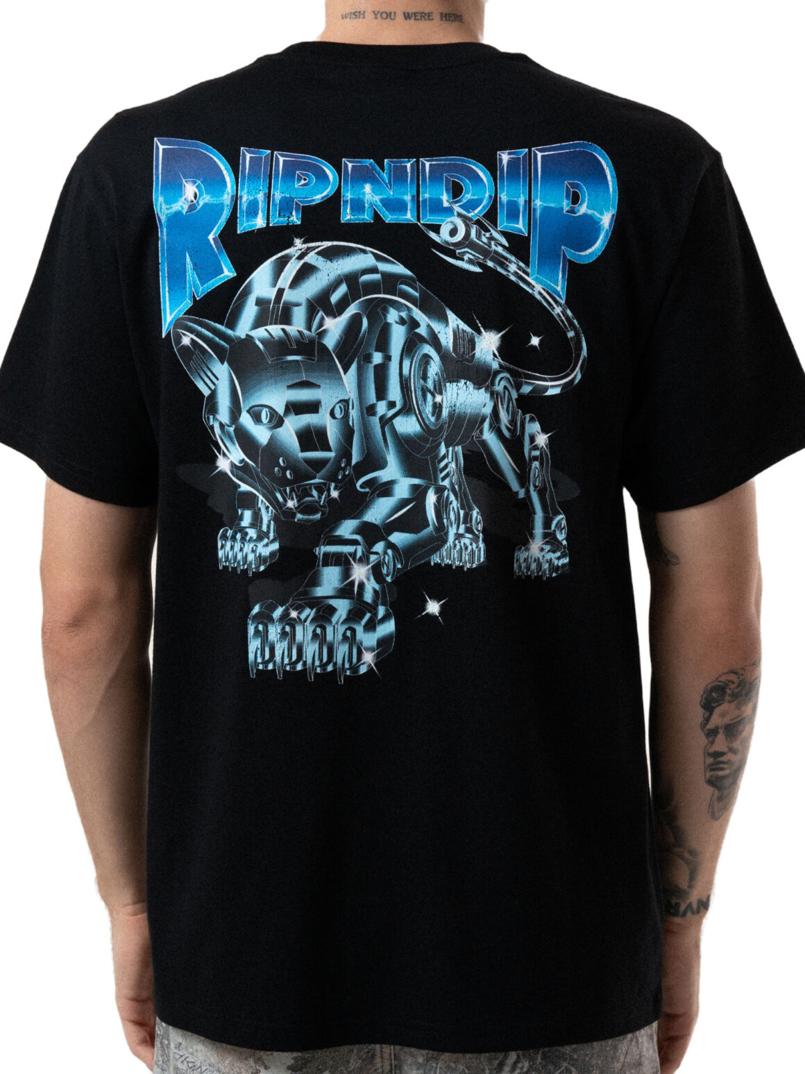 Imagem de: Camiseta RIPNDIP Cyborg Preta