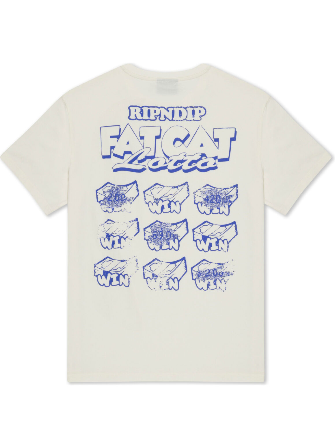 Imagem de: Camiseta RIPNDIP Fat Cat Cor Osso