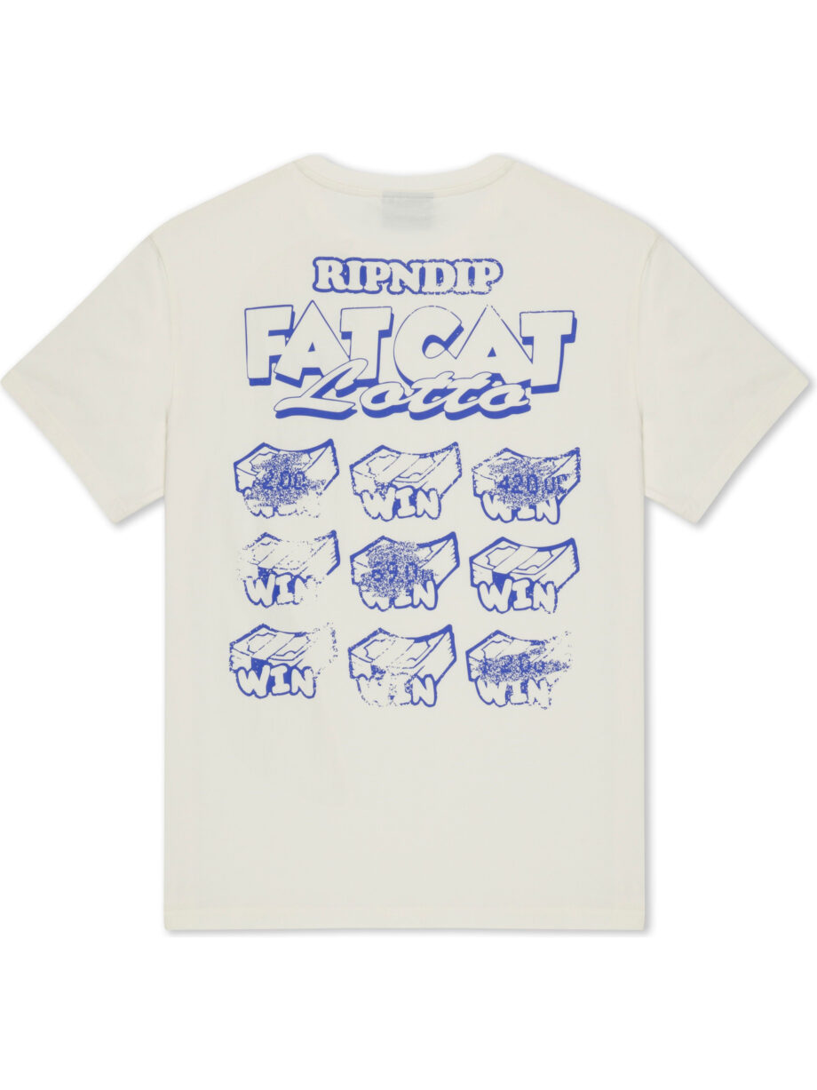 Imagem de: Camiseta RIPNDIP Fat Cat Cor Osso