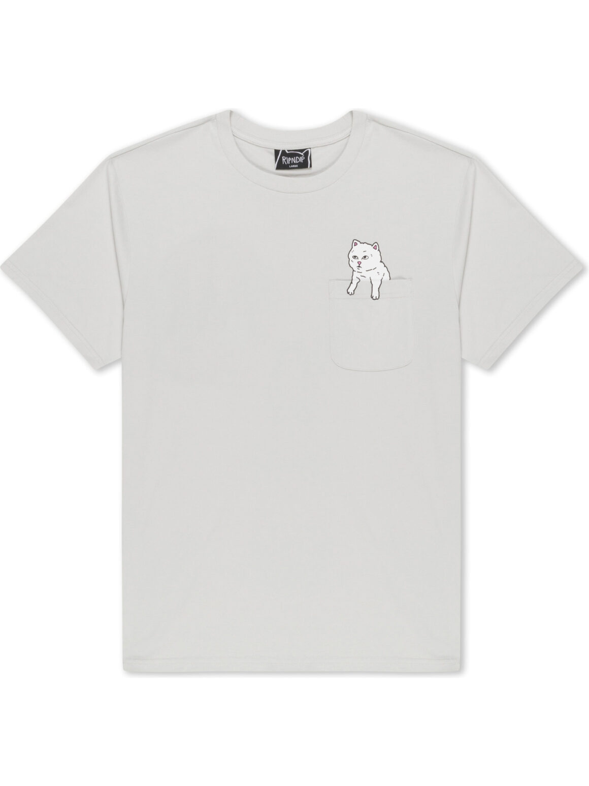 Imagem de: Camiseta RIPNDIP For Sale Pocket Cinza