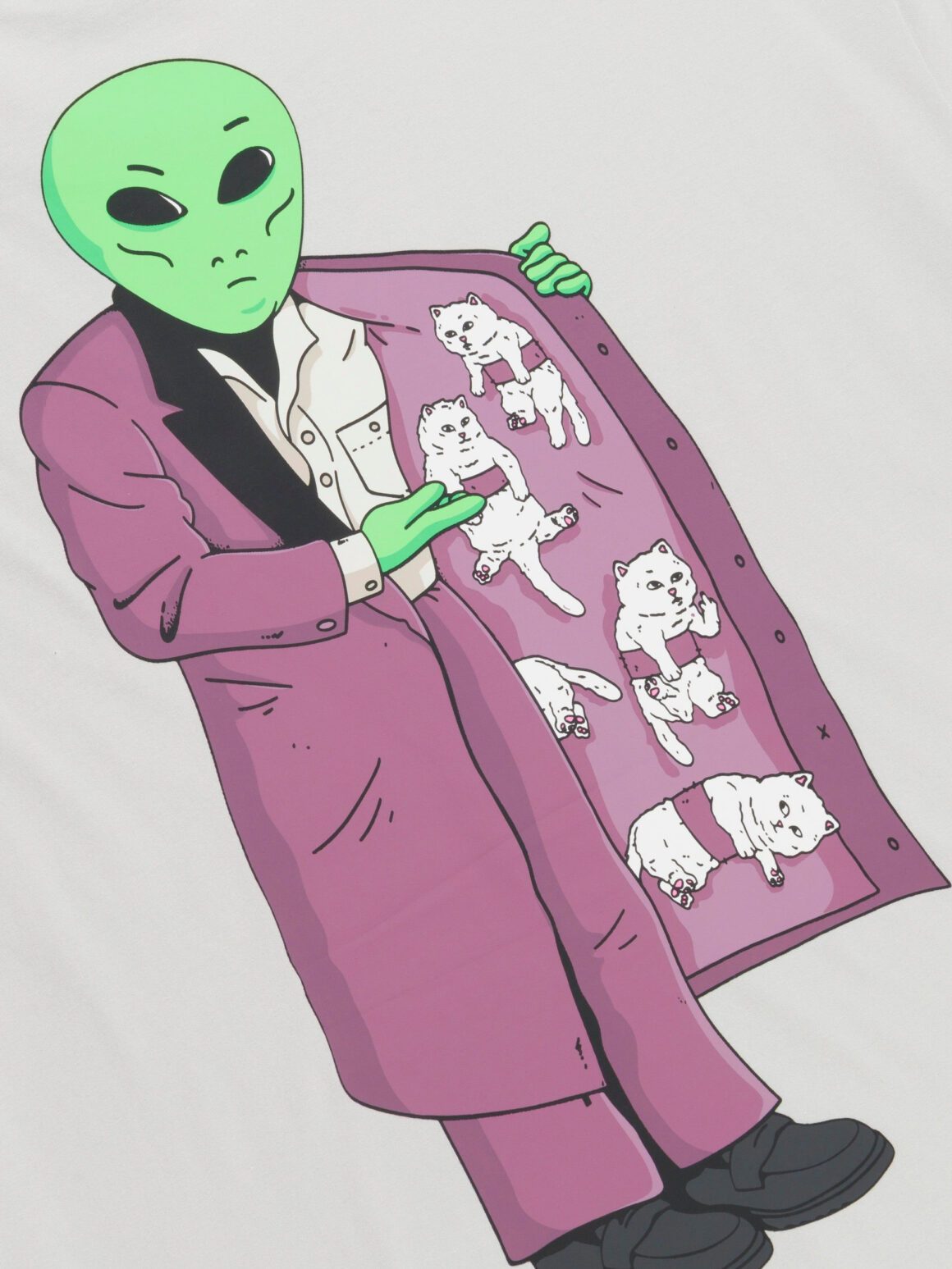 Imagem de: Camiseta RIPNDIP For Sale Pocket Cinza
