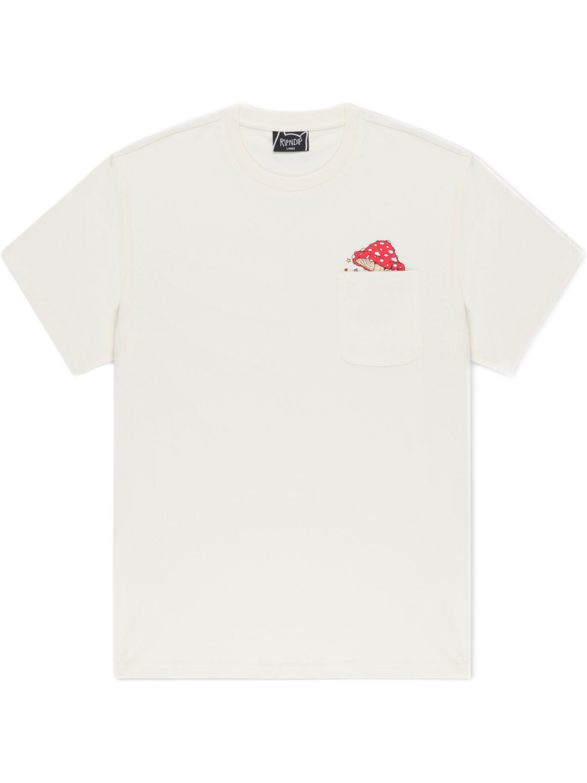 Imagem de: Camiseta RIPNDIP Funny Fungus Pocket Osso