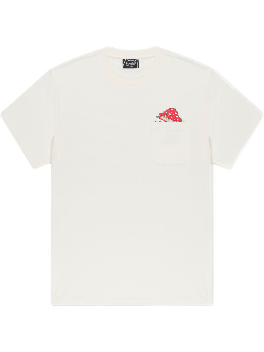 Imagem de: Camiseta RIPNDIP Funny Fungus Pocket Osso