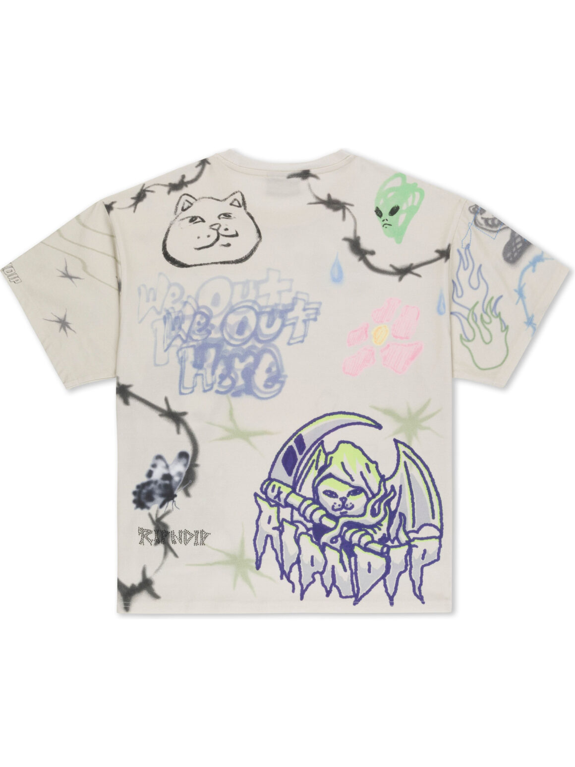 Imagem de: Camiseta RIPNDIP Goosebumps Osso