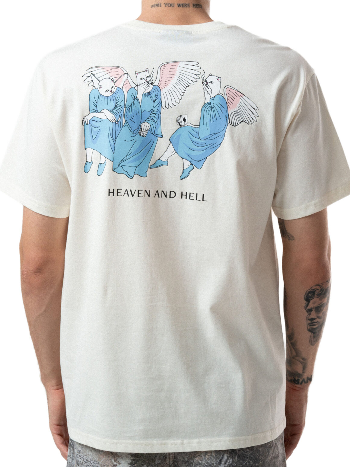 Imagem de: Camiseta RIPNDIP Heaven and Hell Osso