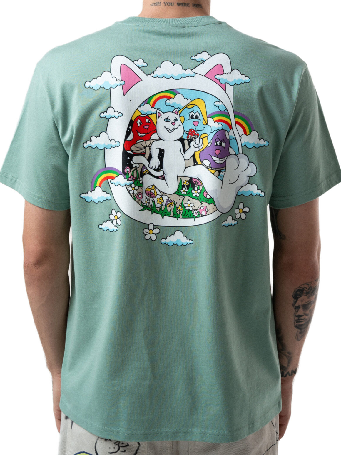 Imagem de: Camiseta RIPNDIP Heaven To Me Verde Pinho