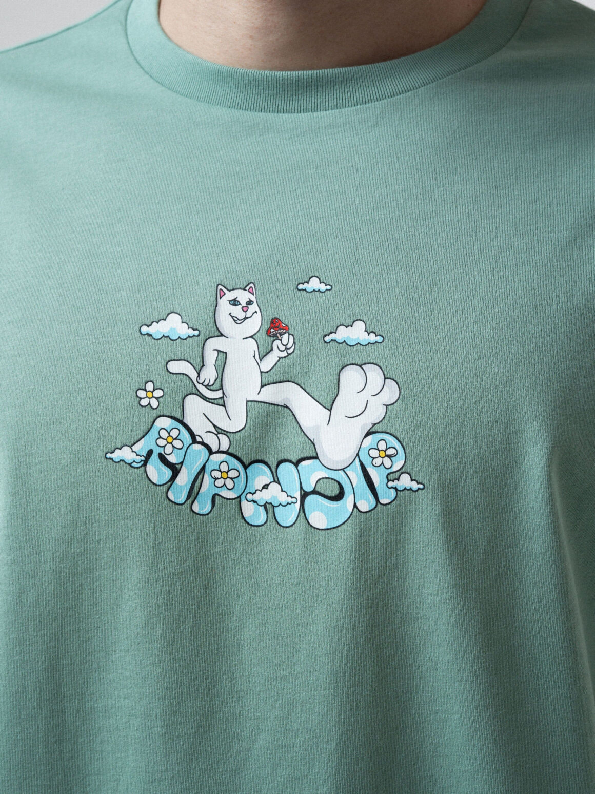 Imagem de: Camiseta RIPNDIP Heaven To Me Verde Pinho