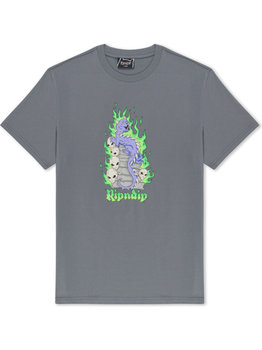 Imagem de: Camiseta RIPNDIP Horntail Cinza Escuro