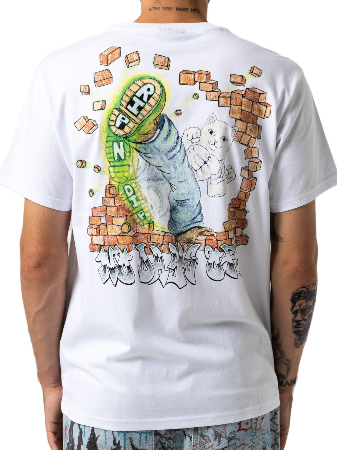 Imagem de: Camiseta RIPNDIP Karate Kat Branca