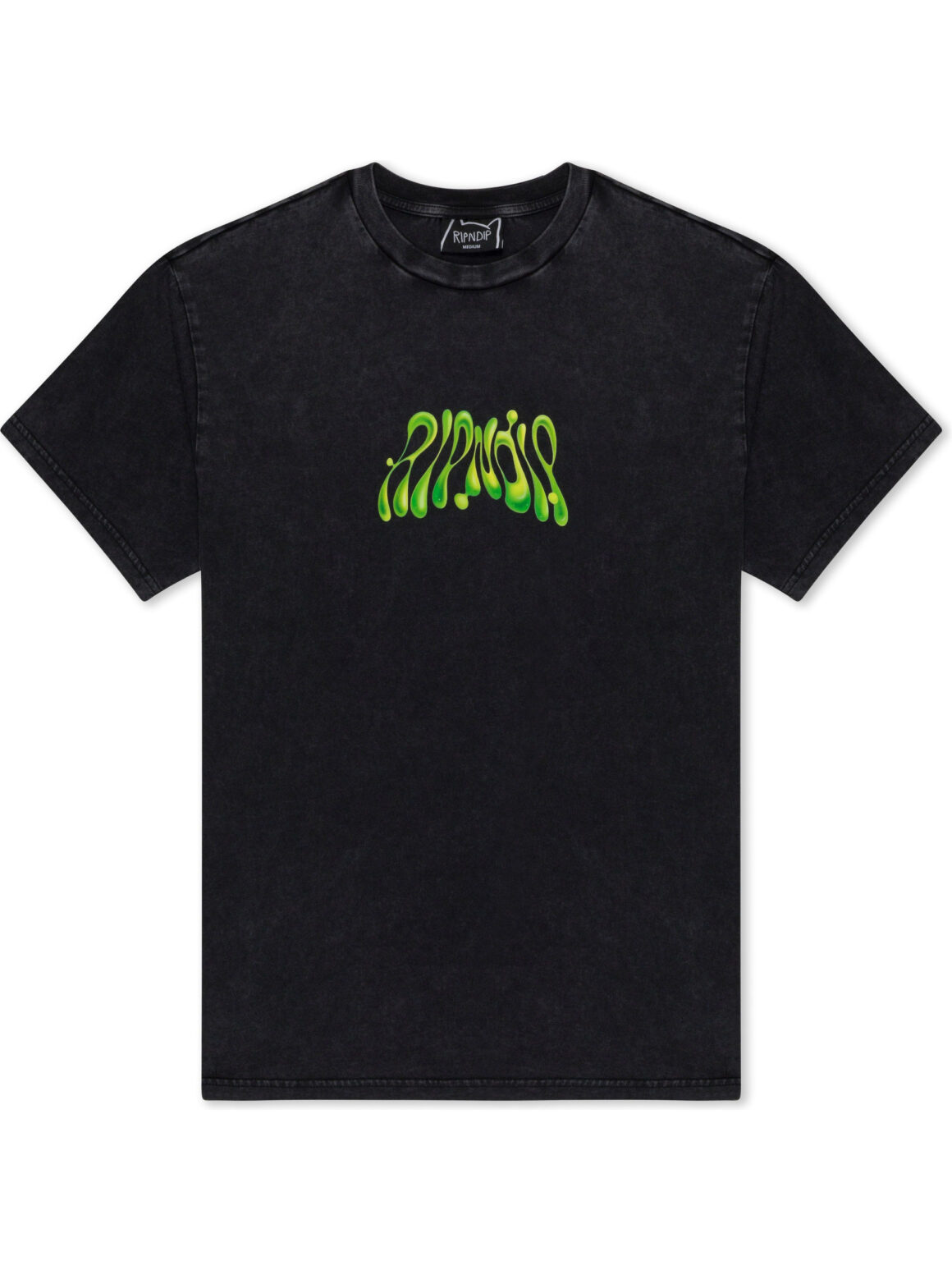 Imagem de: Camiseta RIPNDIP Lava Lamp Preto Lavagem Vintage
