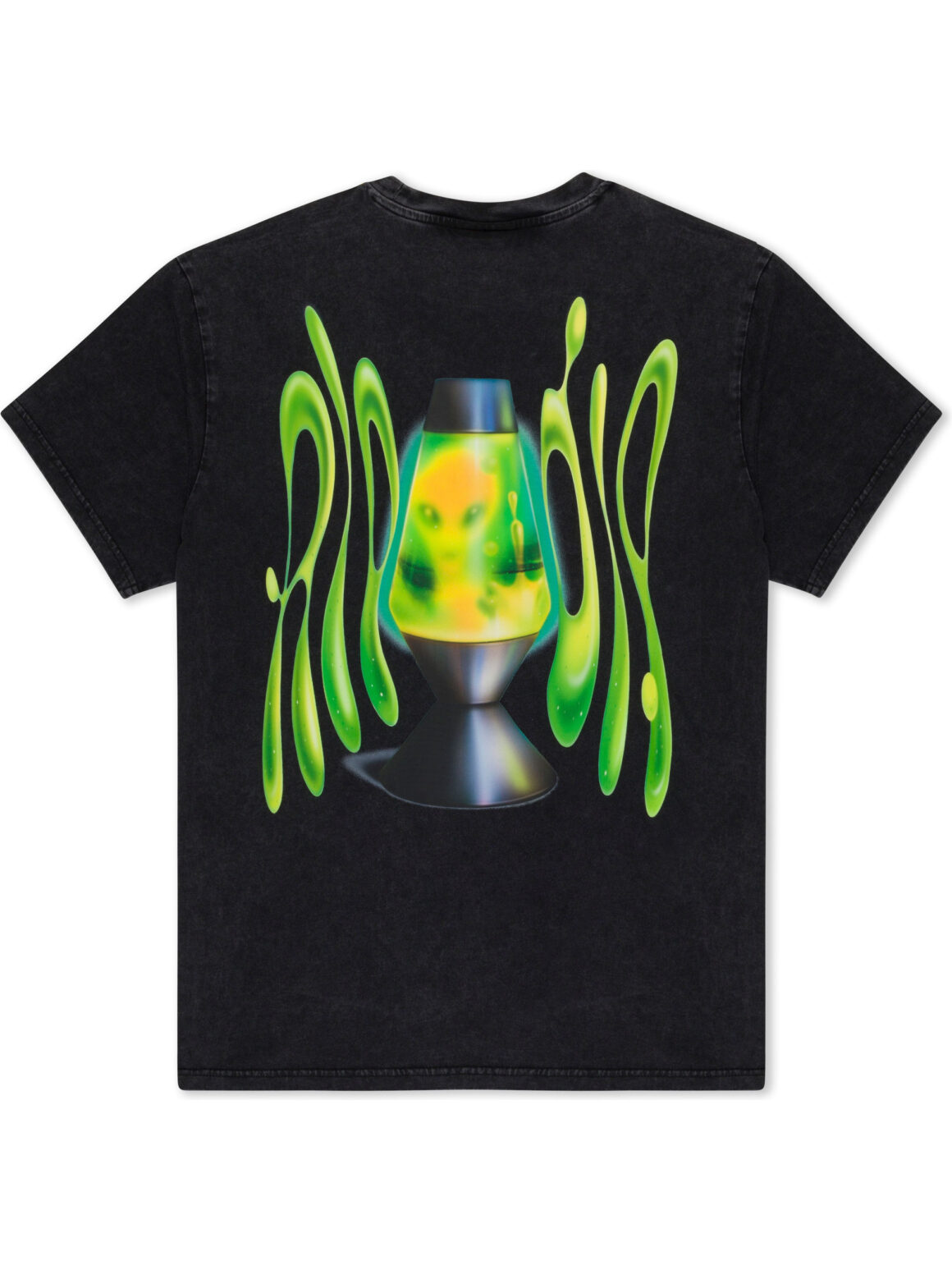 Imagem de: Camiseta RIPNDIP Lava Lamp Preto Lavagem Vintage