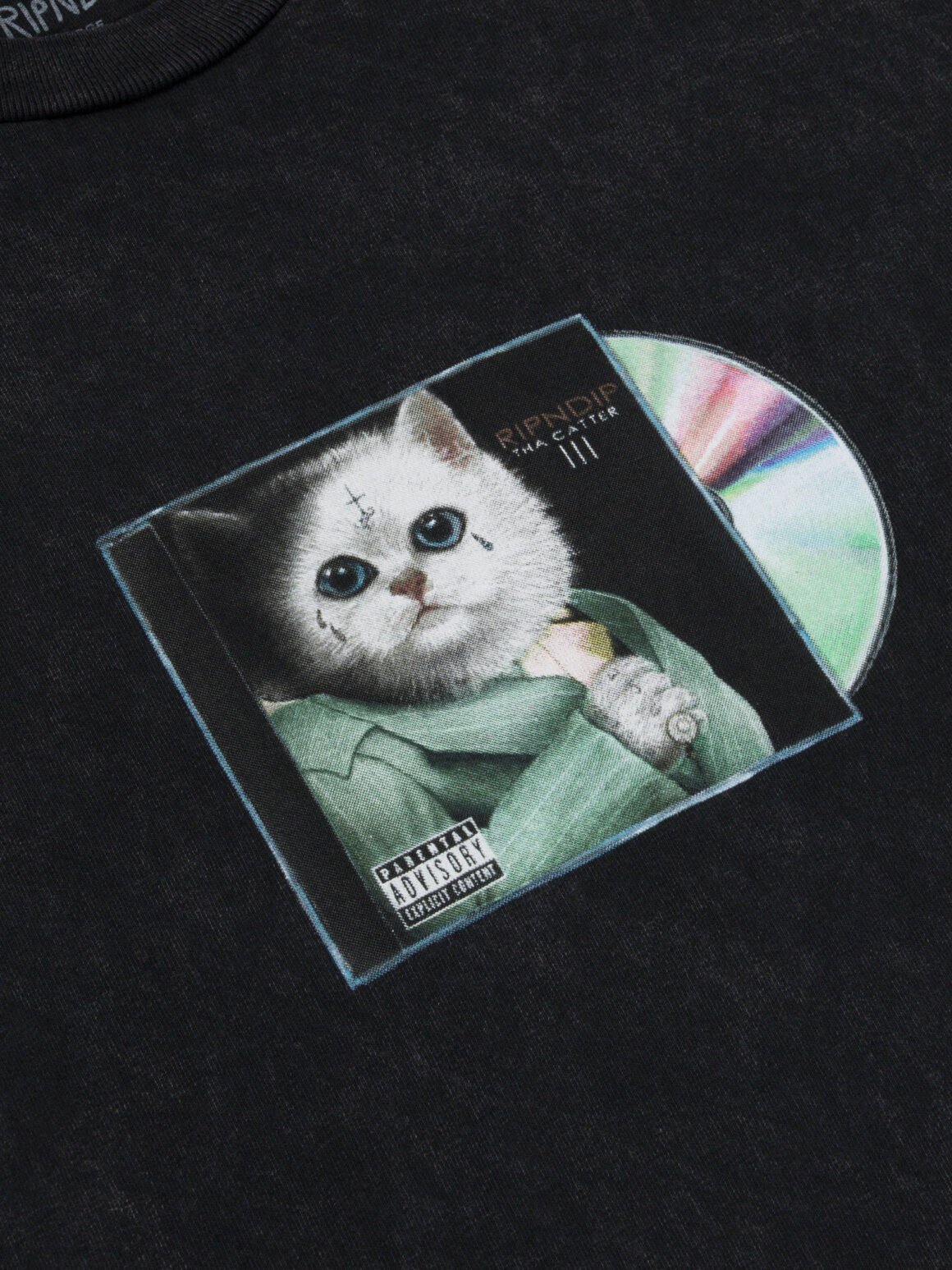 Imagem de: Camiseta RIPNDIP Lil Nerm 3 Preto Estonado