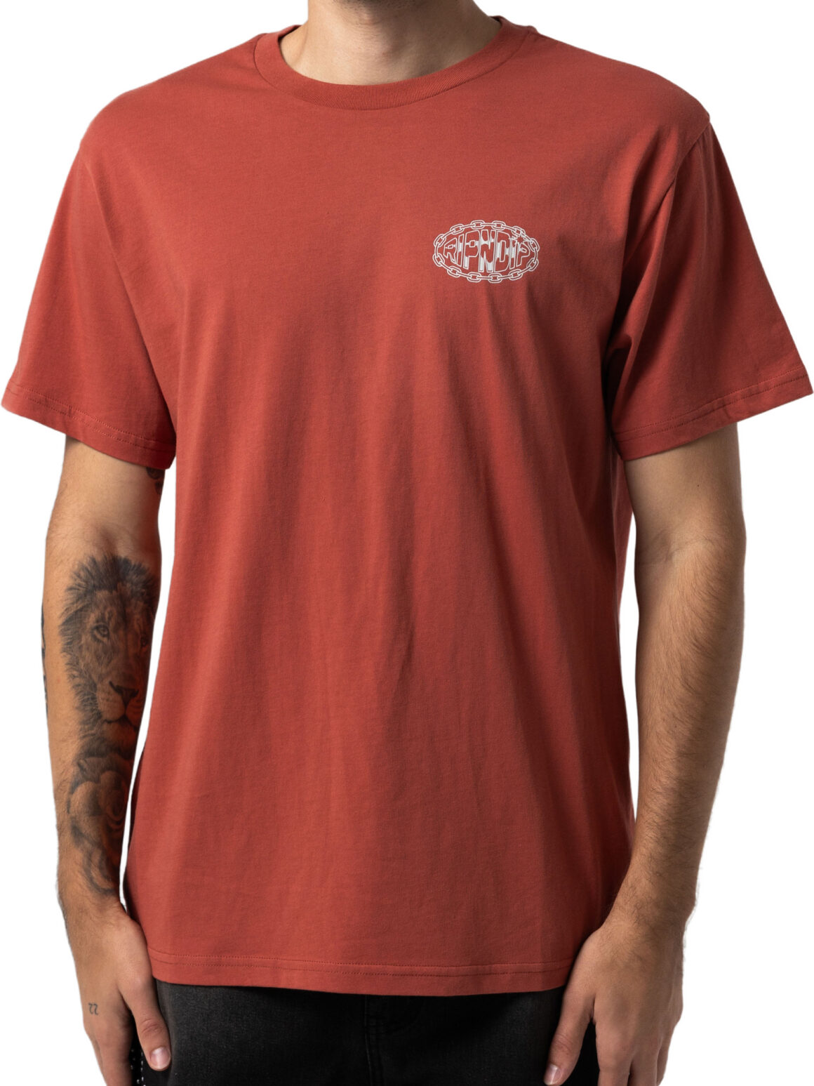 Imagem de: Camiseta RIPNDIP Linked Up Laranja Queimado