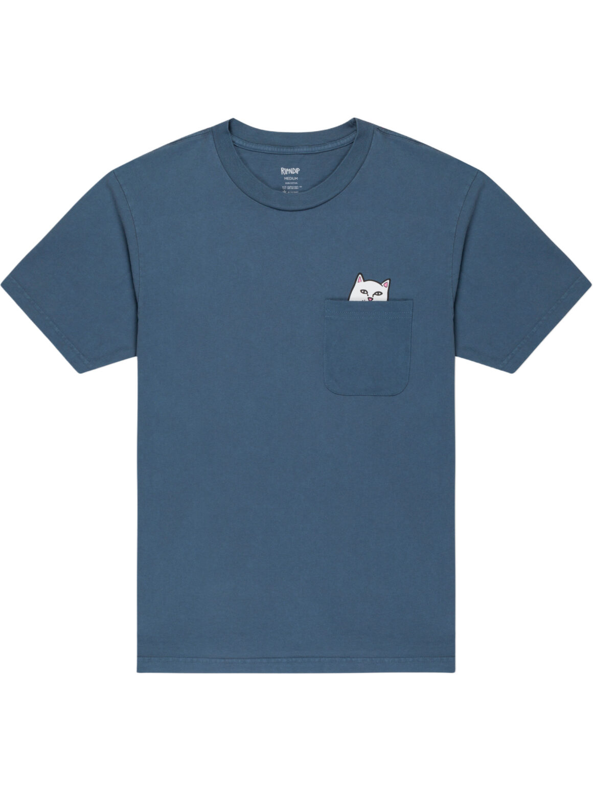 Imagem de: Camiseta RIPNDIP Lord Nermal Pocket Tee Cinza Ardósia