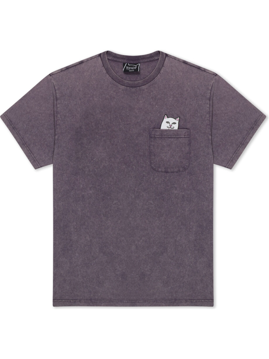 Imagem de: Camiseta RIPNDIP Lord Nermal Pocket Uva Vintage