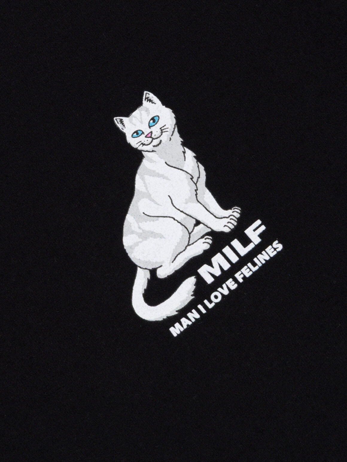 Imagem de: Camiseta RIPNDIP Man I Love Felines Preta
