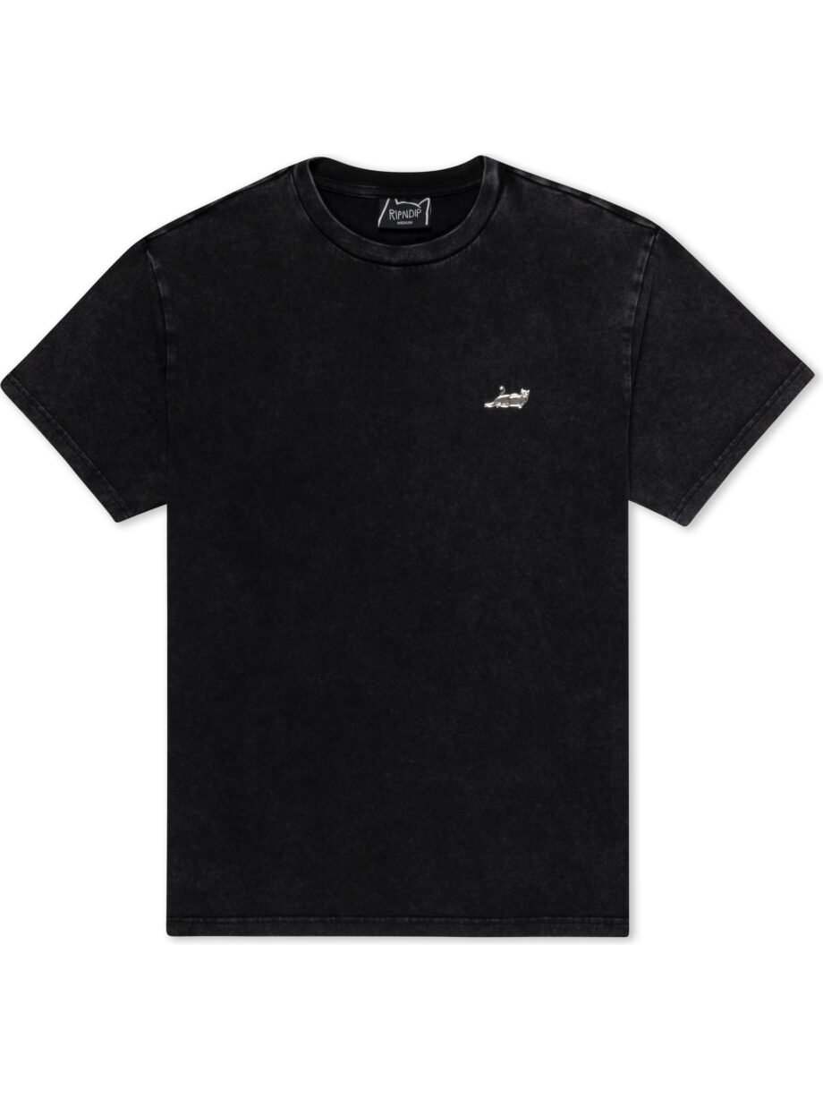 Imagem de: Camiseta RIPNDIP Manga Curta Castanza Preto Lavagem Vintage