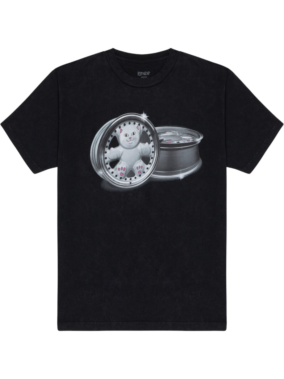 Imagem de: Camiseta RIPNDIP Nerm Wheels Preto Estonado