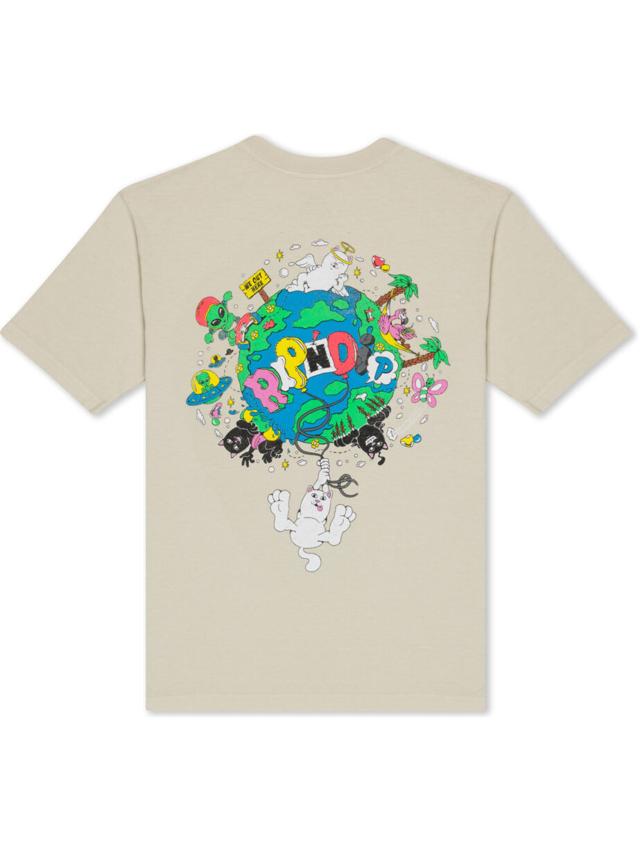 Imagem de: Camiseta RIPNDIP Nerm World Areia