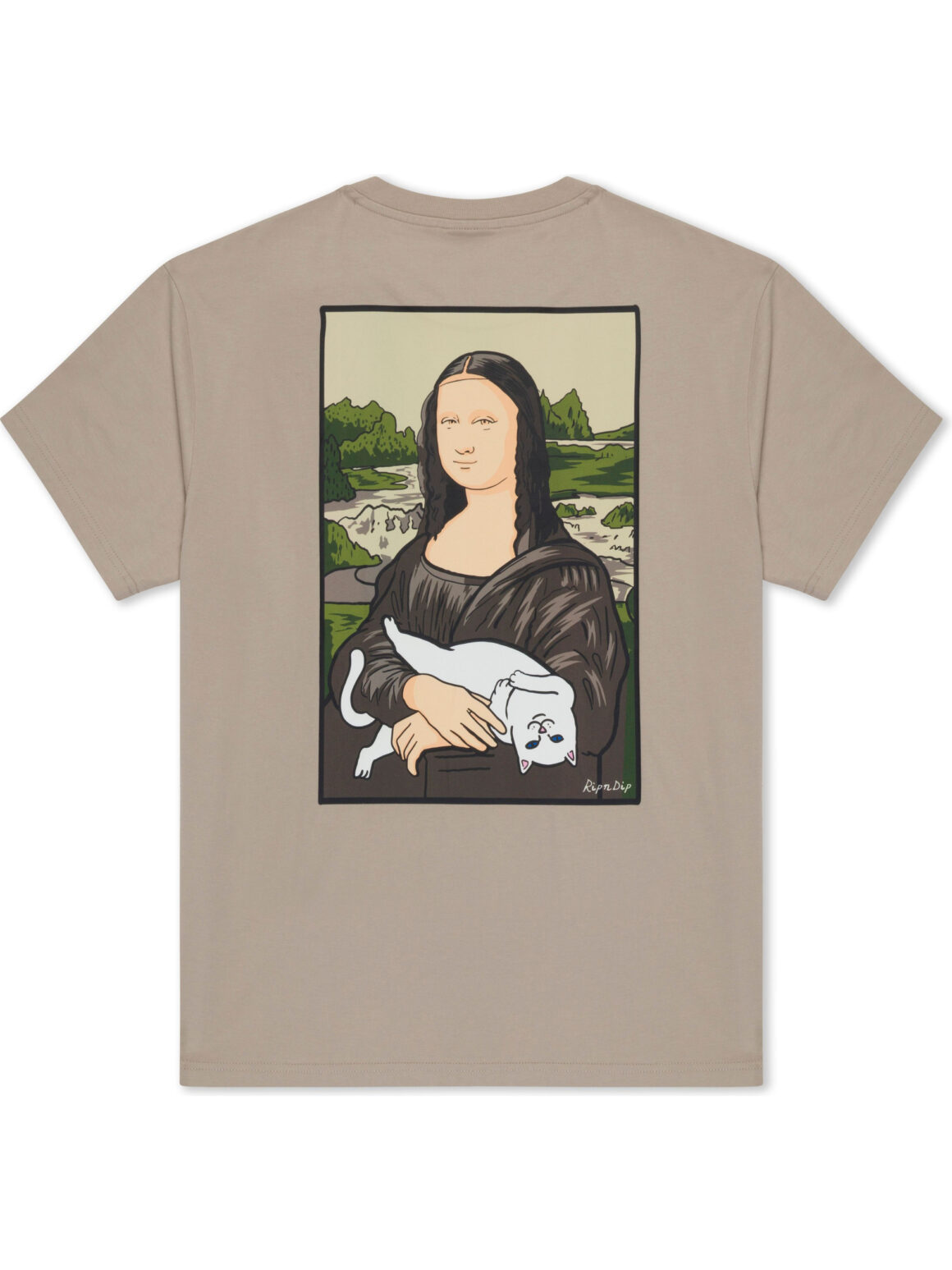 Imagem de: Camiseta RIPNDIP Nermal Lisa Areia