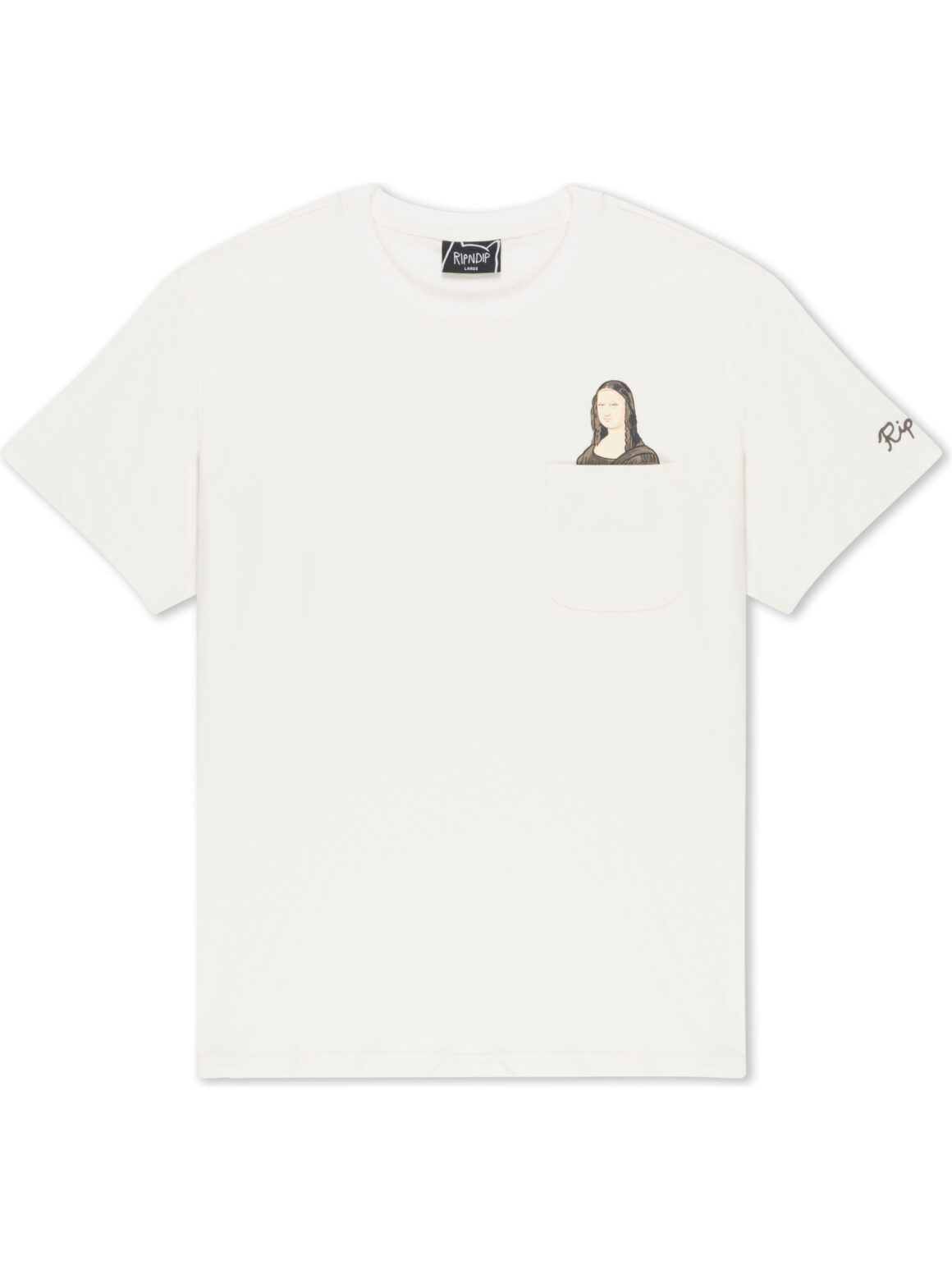 Imagem de: Camiseta RIPNDIP Nermalisa Pocket Tee Osso