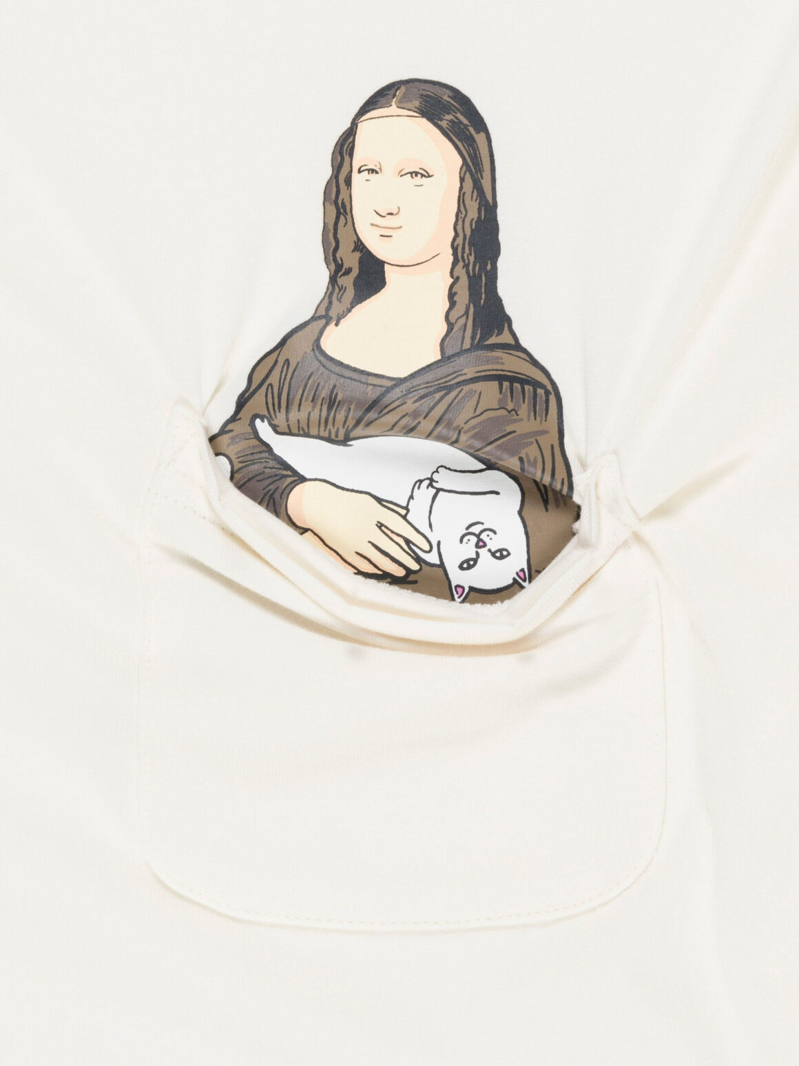 Imagem de: Camiseta RIPNDIP Nermalisa Pocket Tee Osso