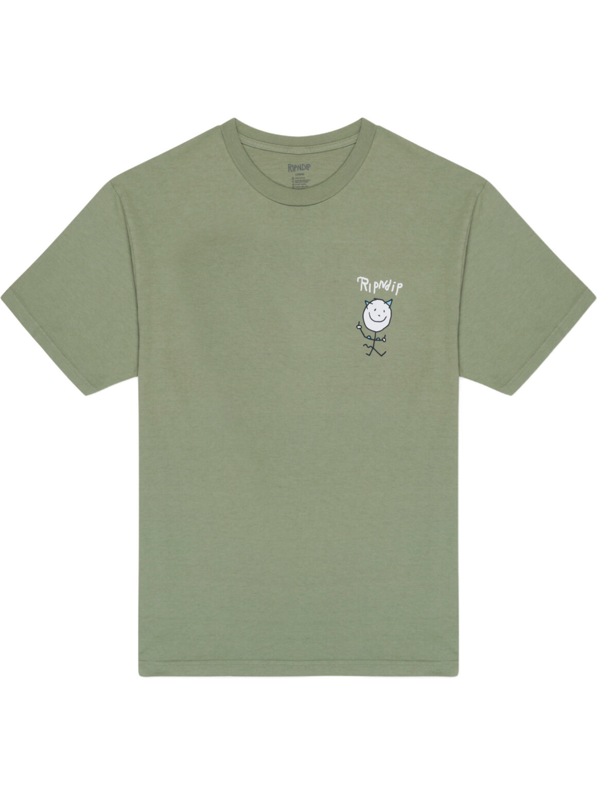 Imagem de: Camiseta RIPNDIP Nerman Rockwell Verde Oliva