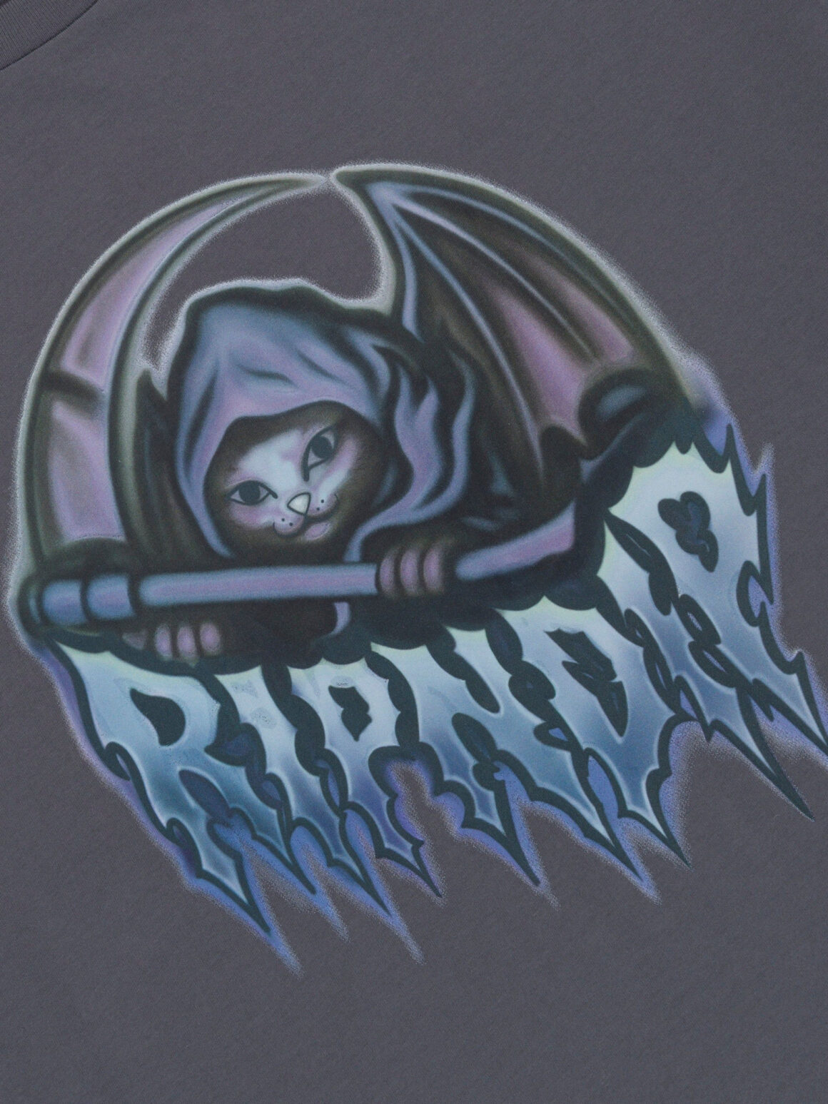 Imagem de: Camiseta Ripndip Out Of Time Cinza Chumbo