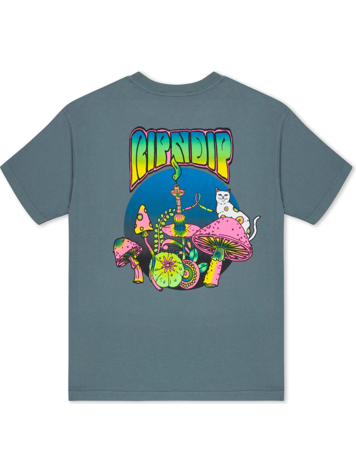 Imagem de: Camiseta RIPNDIP Psychedelic Cinza Carvão Claro