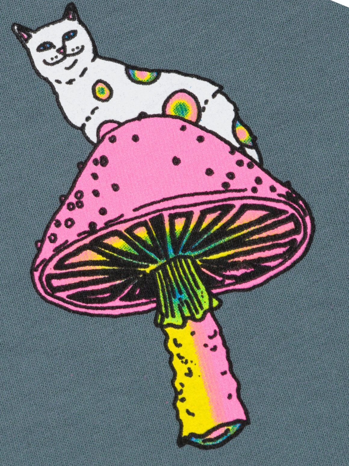 Imagem de: Camiseta RIPNDIP Psychedelic Cinza Carvão Claro