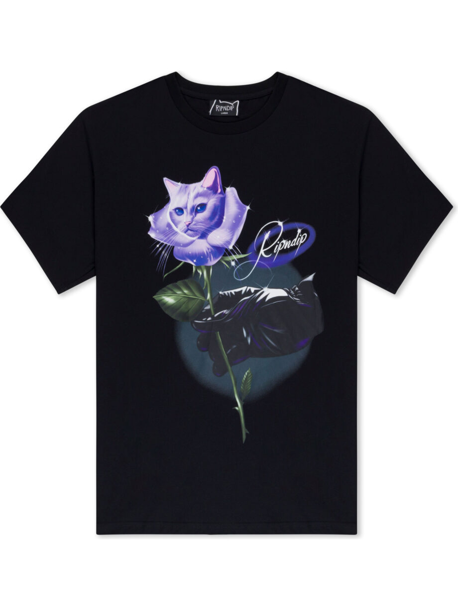 Imagem de: Camiseta RIPNDIP Rose Preta