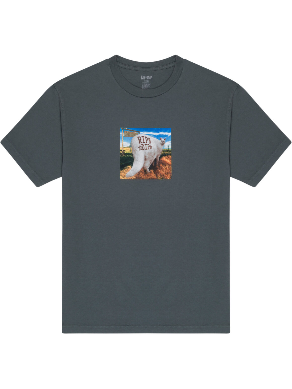 Imagem de: Camiseta Ripndip Rowdy Howdy Cinza Chumbo