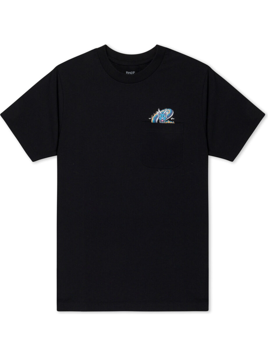Imagem de: Camiseta Ripndip Shen Nerm Pocket Tee Preta
