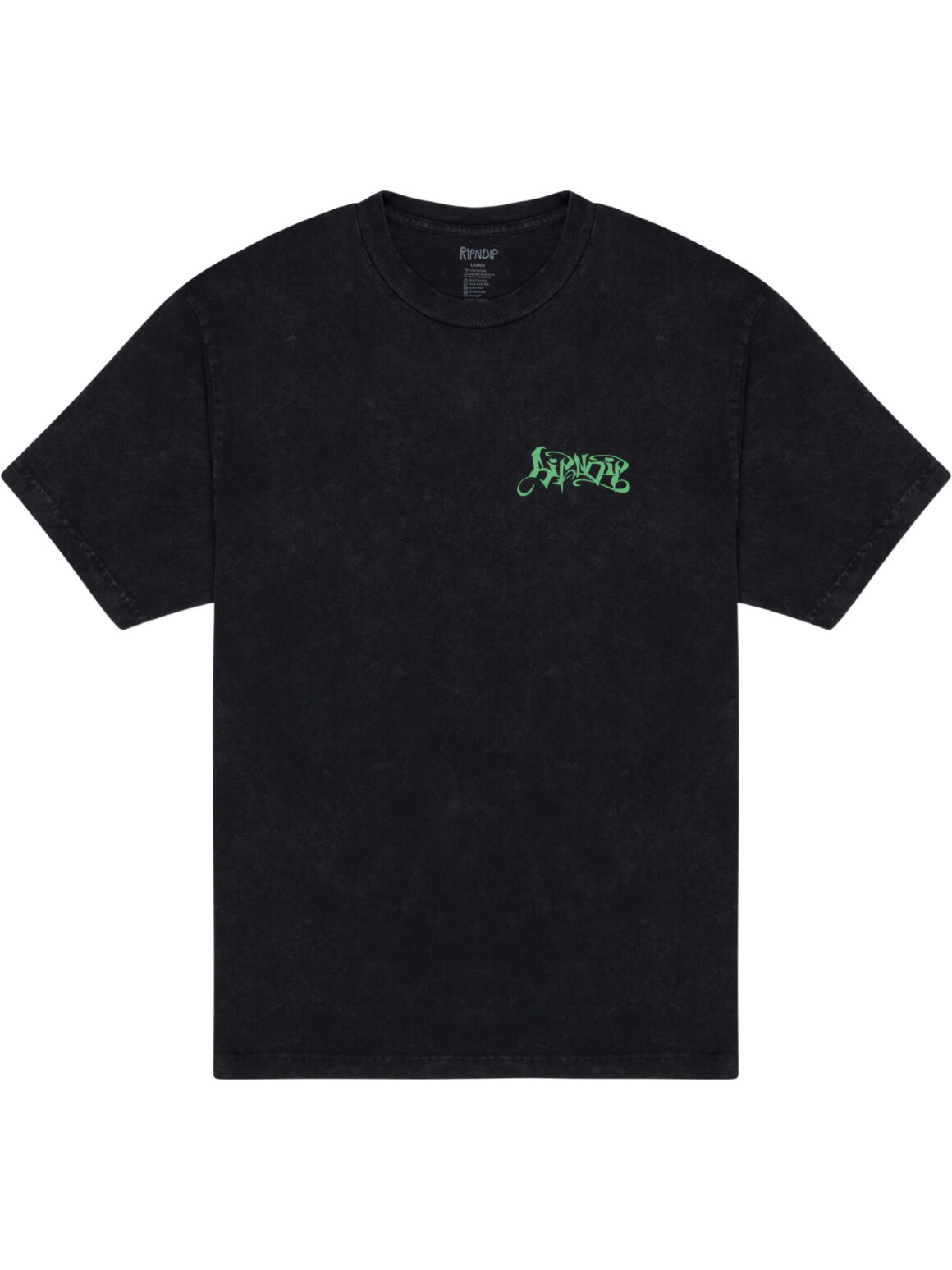 Imagem de: Camiseta RIPNDIP Squabble Up Preto Lavagem Vintage