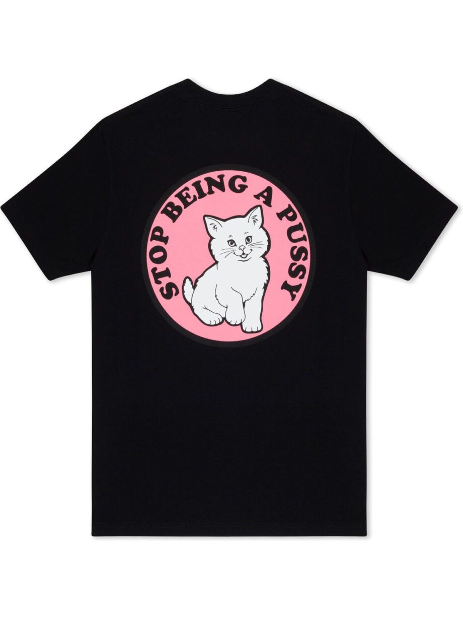 Imagem de: Camiseta RIPNDIP Stop Being A Pussy Preta